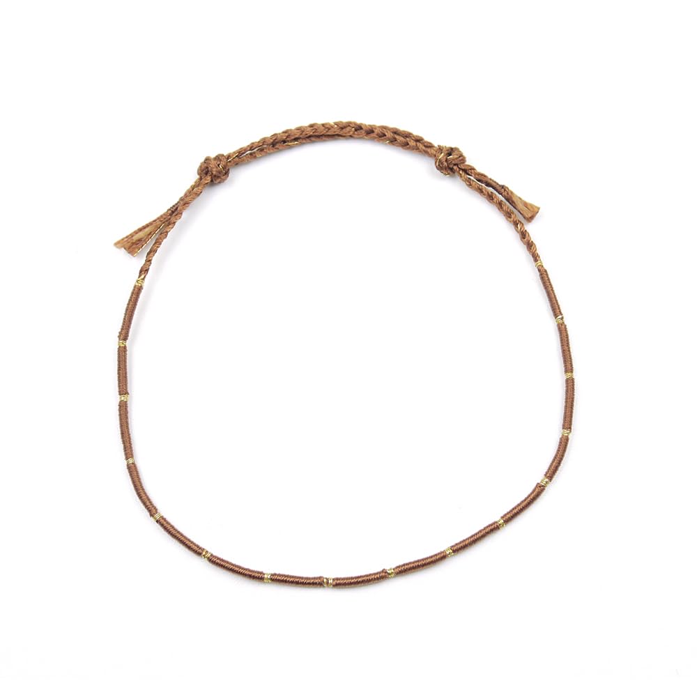 Wish Thread Bracelet Gift for Mom Girlfriend Boyfriend BF Couple Gold Dragon 11.8"
