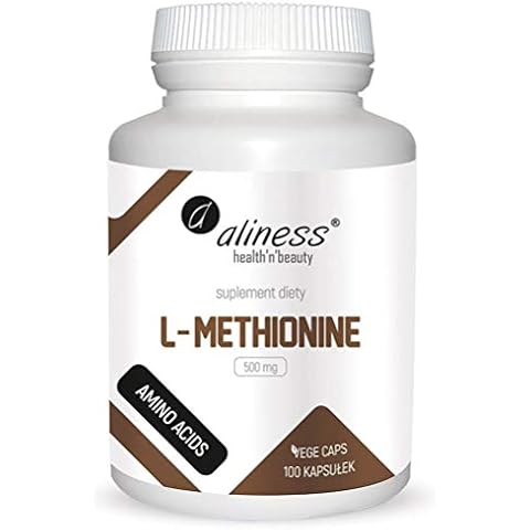 L-Methionine 500mg 100 Capsules vege caps Aliness Cover