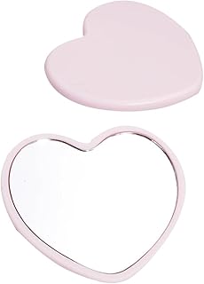 Espejo de maquillaje en forma de corazón, esp...