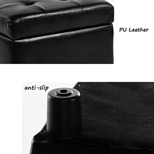 Pouf de rangement carré pour optimiser un salon encombré avec élégance