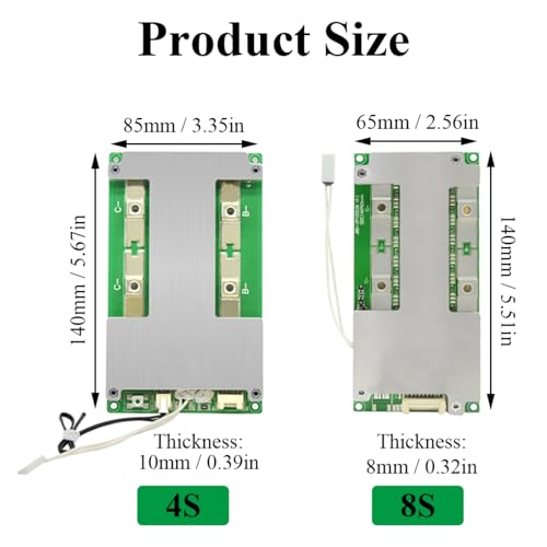 4S Inverter BMS 100A 12V Battery Protection Board with Balance Equalizer for LiFePO4 Lithium Battery Pack (4S 100A 12V)2