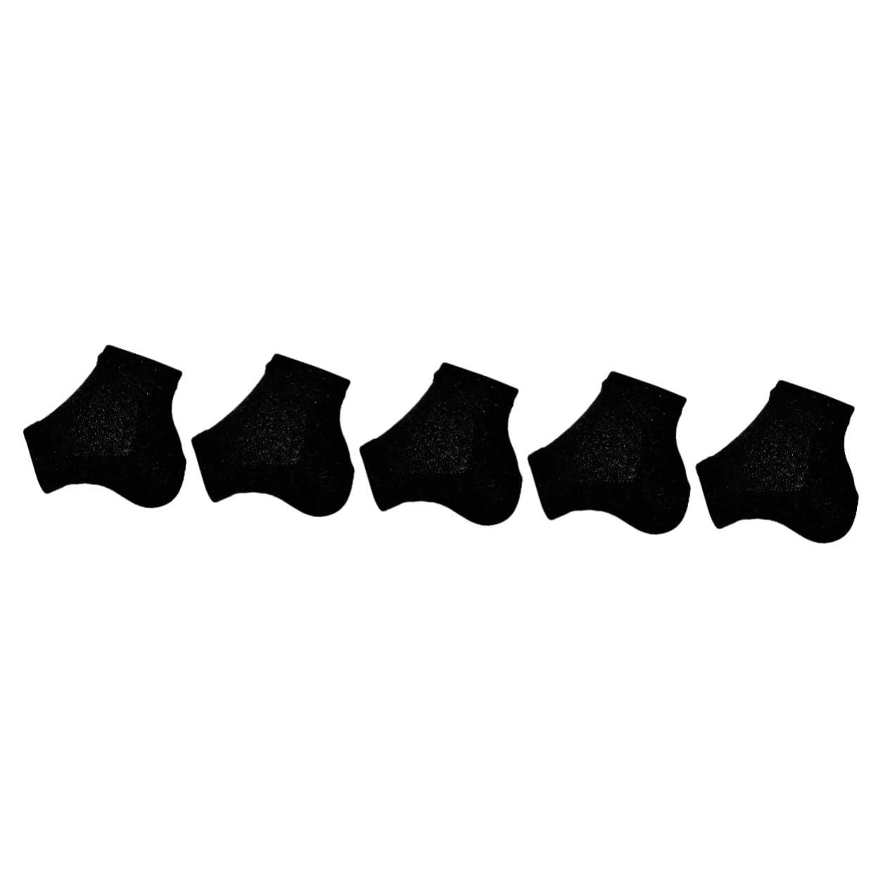FOMIYES 5 Paare Erhöhung Der Socken Schuheinlagen Schuhkissen Einlegesohle Fersenhalbhebekissen Höhe Erhöhen Fersenpolster Schuhe Höhe Erhöhen Pads Ferseneinlagen Polyester Baumwolle