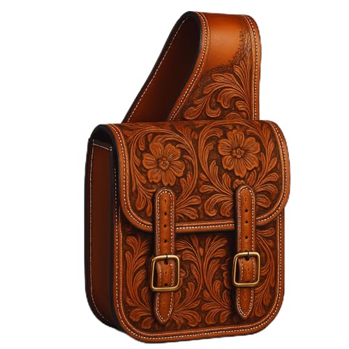 Alice International Premium Reitsatteltasche – stilvoll und funktional, organisieren Sie Ihre Ausrüstung mit Stil, Pferde-Satteltasche, geschnitzt, Ausrüstungsgröße: 25,4 cm L x 25,4 cm B x 8,9 cm T