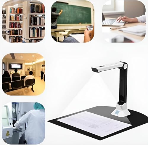 Scanner de documents portable A2 livre A3 visualiseur HD bureau bibliothèque - 6