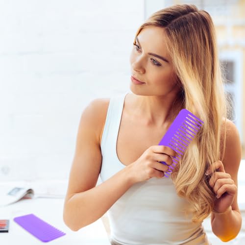 70 Peines Desenredantes de Dientes Anchos para Cabello Rizado miniatura 6