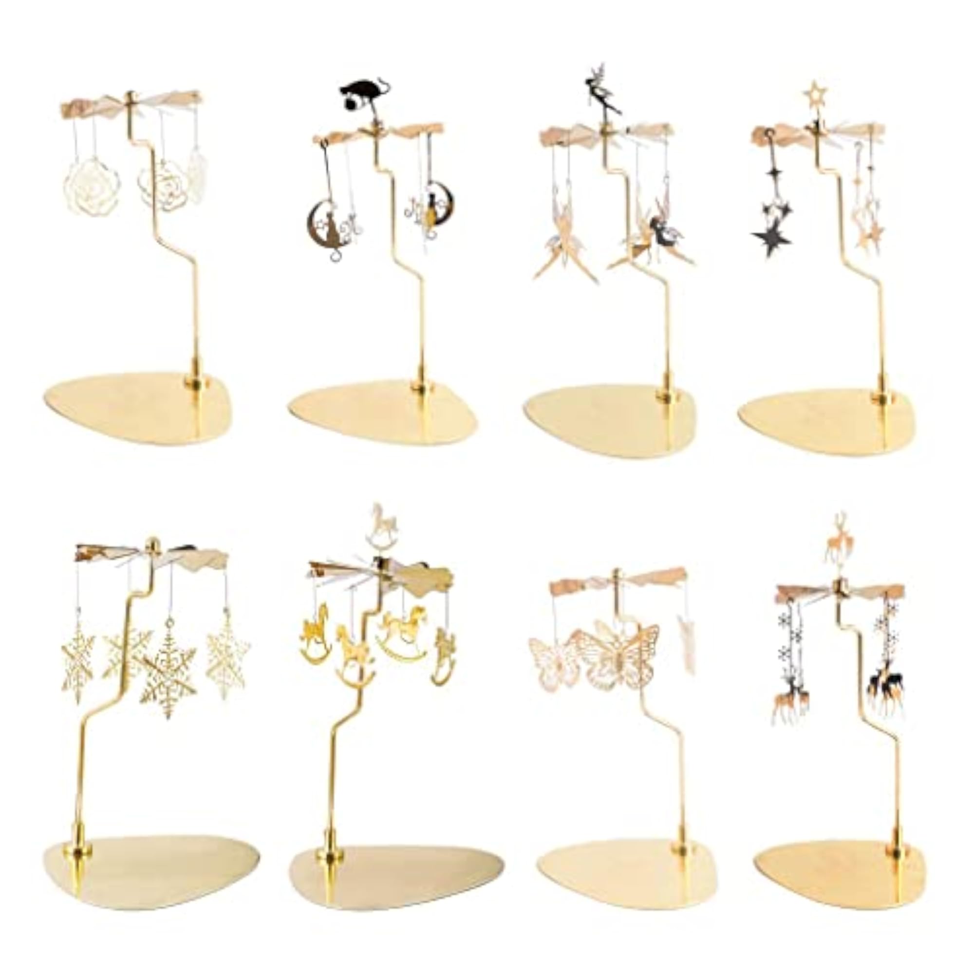 Rotating Spinner Candle Tea Light Holder Table Decor