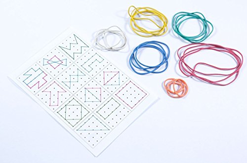 WISSNER 81600 aktiv lernen - Geometrie Brett transparent 15 cm - RE-Plastic