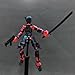 (Assembly Completed) 3D Printed T13 Action Figure, Dummy 13 Collectible Action Figure Articulated, for Collectors Desktop Decorations,muñeco de acción (Black Red)