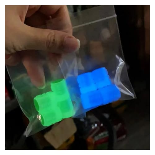 Cubiertas de válvula para bicicleta verde (4 uds) miniatura 6