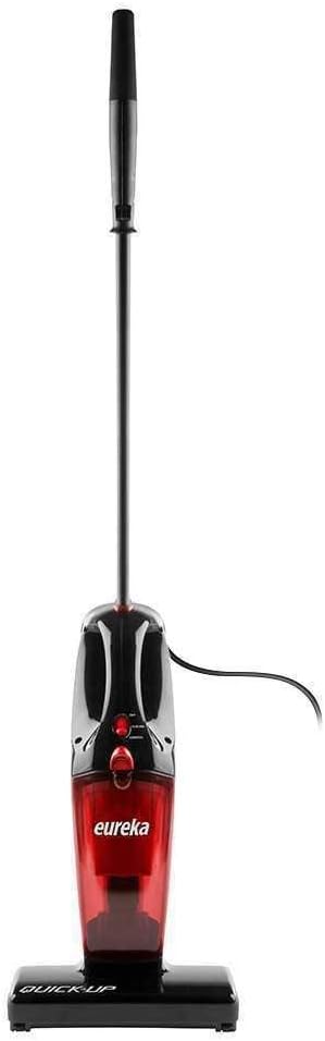 eureka Vacuum Cleaner Powerful Suction Small Handheld Vac with Filter for Hard Floor Lightweight Upright Home Pet Hair, 1-(Pack), Light Red -