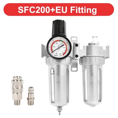 Filtre régulateur de pression SFC200 pour compresseur d'air 1/2 - 5