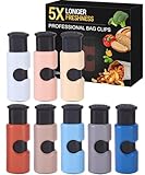 Mr. Pen- Squeeze and Lock Bread Bag Clips, 8 Pack, Multicolor, Squeeze and Lock Bread Clips Reusable