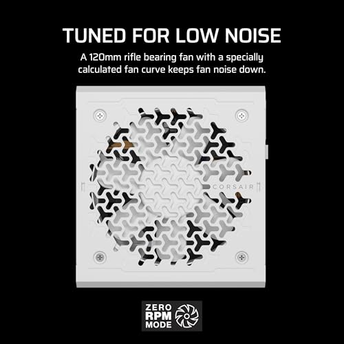 Image of CORSAIR RM750e ATX 3.1 PCIe 5.1 Ready Fully Modular 750W Power Supply - 12V-2x6 Cable Included, Cybenetics Gold Efficiency, 105C-Rated Capacitors, Modern Standby Mode - White