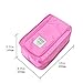 Buruis Portable Travel Shoe Bag, Lightweright Luggage Shoe Bag Organizer Pouch with Mesh Pocket - (Pink)