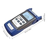 Flylin Fiber Optical Power Meter, Handheld Cable Tester with Visual LCD Display and SC/FC Connector, Troubleshooting Fiber Optic Cable Tester Measuring Scope -70~6dBm - Image 2