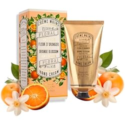 Orange Blossom Hand Cream 75ml - Very Dry Hands - Panier des Sens | Vegan hand moisturiser with almond & olive oils, 96% natural origin, sunny orange blossom scent, made in France.