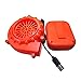 SHENNA Jihua Store Costume Mini Mascot Head Electric DC 6V Montare for Il soffiatore ad Aria Arancione Arancione Arancione Portatile