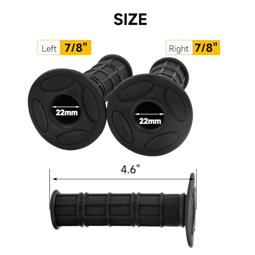 HIAORS Universal ATV Handlebar Grips
