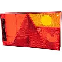 mb-m Lichtscheibe für Rückleuchte Aspöck Multipoint 1 I rechts 18-8452-007 Ersatzglas für Pkw Anhänger
