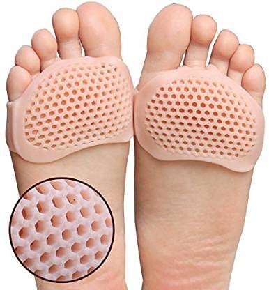 R A PRODUCTS RAPT Soft Silicon Gel Half Toe Sleeve Forefoot Pads For Pain Relief heel front socks silicone gel socks 2 Pieces Metatarsal Ball of Foot Cushion Forefoot Pads