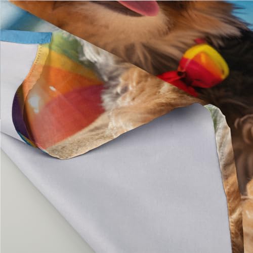 Set de 6 Servilletas de Tela Multicolor 50.5 x 50.5 cm miniatura 3
