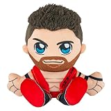 Bleacher Creatures WWE L.A. Knight 8" Kuricha Sitting Plush - Soft Chibi Inspired Toy