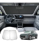 Hyundai Kona SX2 2024 2025 ile uyumlu ön cam iç güneşlik, Kona SX2 Hybird EV Win...