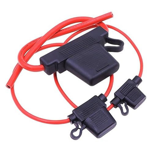 FIGGRITID 5 portafusibles de cuchilla para coche, a prueba de salpicaduras, enchufe de interruptor de ruptura, enchufe de fusible de coche 12 V 30 A con hoja de fusible