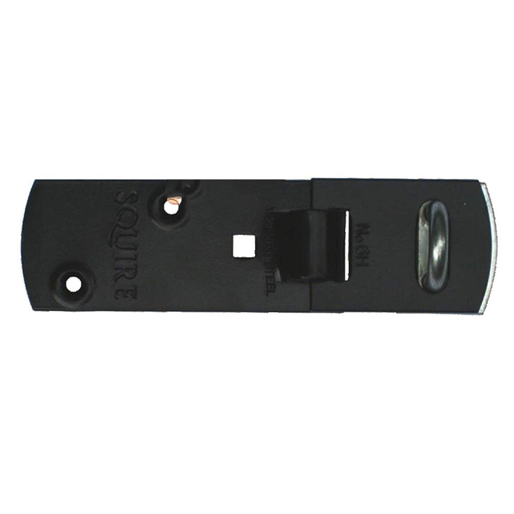 Squire No.6H Hardened Steel Clam Bolt Hasp & Staple + Fixings Shed Lock