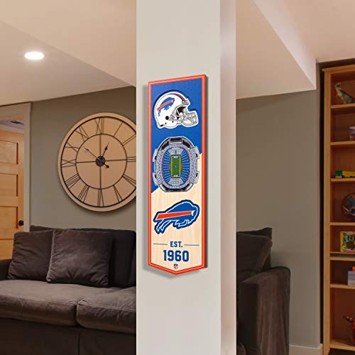 Image of YouTheFan NFL 3D Stadium Banner - 6x19
