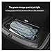 QLASDVUE Car Air Bed Fit for Tesla Model 3 Highland Y Juniper 2017-2025 Inflatable Air Mattress Outdoor Camping Suede Fabric Car Travel Bed Universal(Model Y Black)