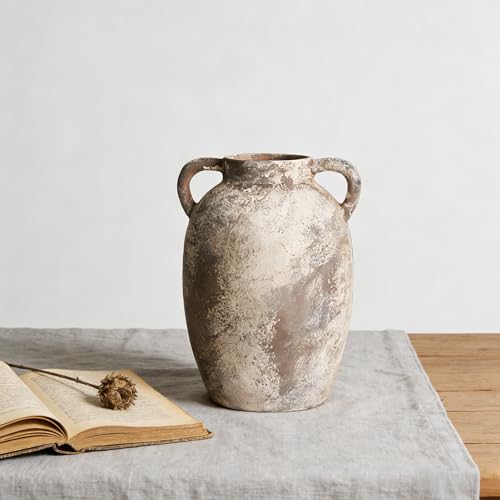 Vase en céramique rustique de style ferme pour décoration de table de chambre - 6