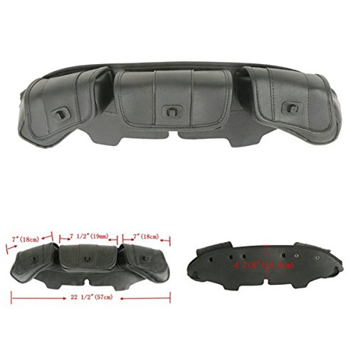 Bolso para parabrisas 3 compartimentos para Harley miniatura 5