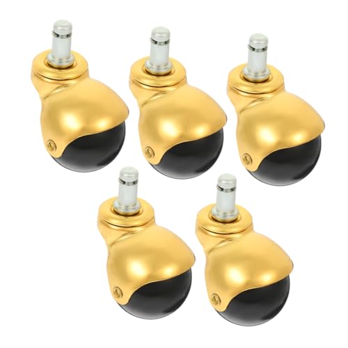 LOLIPPYY 5個静音万能キャスター ホーム家具用 耐摩耗性オフィスチェア交換