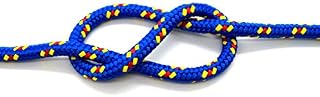 6mm Poly Braided Rope Polypropylene Cord Boat Yacht Dock Line Camping Blue (1m)