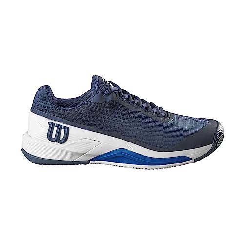 Wilson Rush Pro 4.0 Clay, Zapatillas Hombre deportivas con suela de espiga