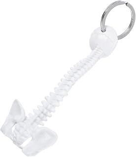 iplusmile Spine Keychain Mini Vertebral Column Model Mens Keyring Science Education Accessory Small 4.52 Inch Durable Plastic Skeleton Charm