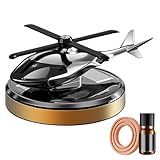 Fabrication exquise : notre désodorisant solaire pour voiture en forme d'hélicoptère bénéficie d'une finition exceptionnelle qui ajoute un excellent look à l'intérieur de votre voiture, le rendant unique et élégant. Il est finement conçu pour compléter n'importe quel modèle de voiture et lui une touche élégante.