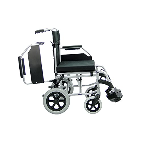 Cadeira de Rodas Manual Dobrável em Alumínio com Encosto Rebatível modelo Barcelona - Praxis-45cm