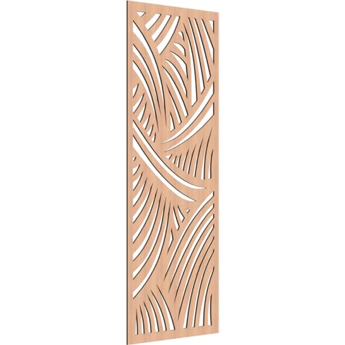 Image of 27 3 /8 inchW x 69 3 /8 inchH x 1 /4 inchT Chester Decorative Fretwork Wood Wall Panels, Alder