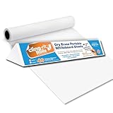 Clingers Instant Whiteboards - Repositional Dry Erase Sheets, 40 Whiteboards per Roll, 20x30 Inch, Removable & Recyclable Cling-rite Rolls for School, Office Decor, and Art Projects - American Made