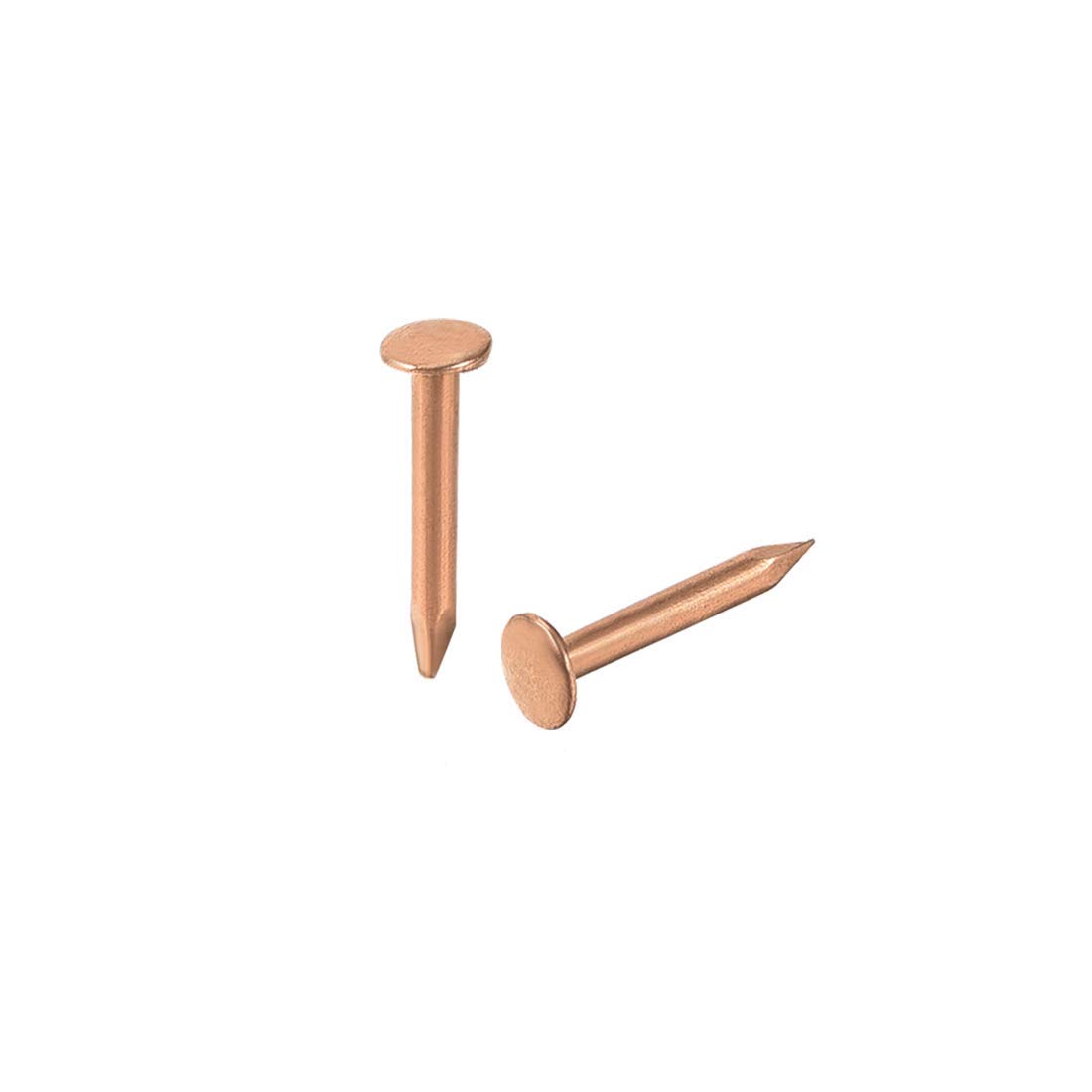 XYWHPGV Piccoli chiodi hardware piccoli in acciaio al carbonio 1.2X8mm (DXL) per accessori per scatole di legno decorative fai da te Tono rame 1500 pezzi(4129c 4f8c5 9e1da c6c7b 9cb1d 45149
