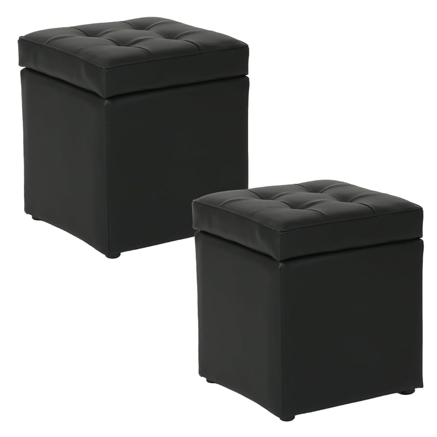 【色: ブラック】システムK 収納スツール 収納ベンチ キューブボックス 耐荷重 Amazon｜システムK 収納スツール 【座る 乗せる 収納 をこれ1台