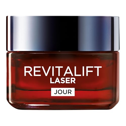 L'Oréal Paris - Soin Profond Visage Anti-Âge - Crème de Jour Anti-Âge Triple Action - À l'Acide Hyaluronique, Pro-Rétinol & Vitamine C - Tous Types de...