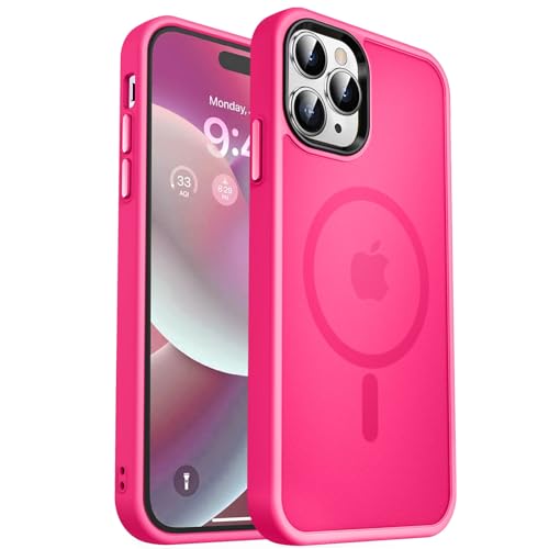 Image of MOCCA Magnetic Shockproof for iPhone 14 Pro Max Case,Hot Pink