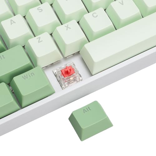 61-klawiszowa Klawiatura Mechaniczna, Podświetlany RGB 60% Czerwony Przełącznik z możliwością Wymiany Podczas Pracy, Bezprzewodowa Przewodowa Klawiatura do Gier, dla