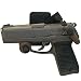 Pistol Handgun Revolver Fishing Rod Display Holder Wall Mount Hanger Rack
