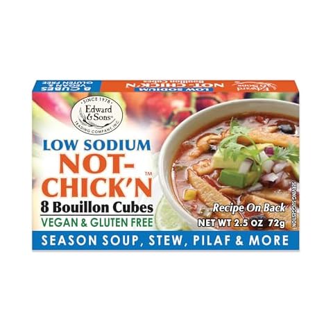 Edward & Sons Low Sodium Not Chicken Bouillon Cubes Cover