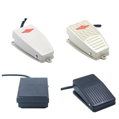 Interruptor pedal 220V 10A caja de hierro FS-1 con cable