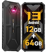 Ulefone Armor X13 Rugged Phones 2023, 50MP Rear Camera, 24MP Night Vision Camera, Up to 12GB RAM,...